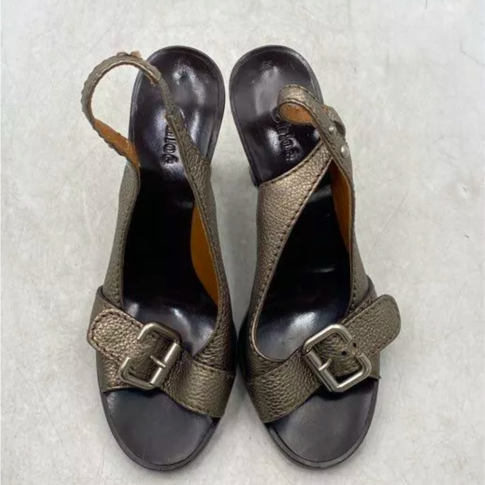 Coddington chloe paddington heal silver c silver bronze color brown Italy 8.5